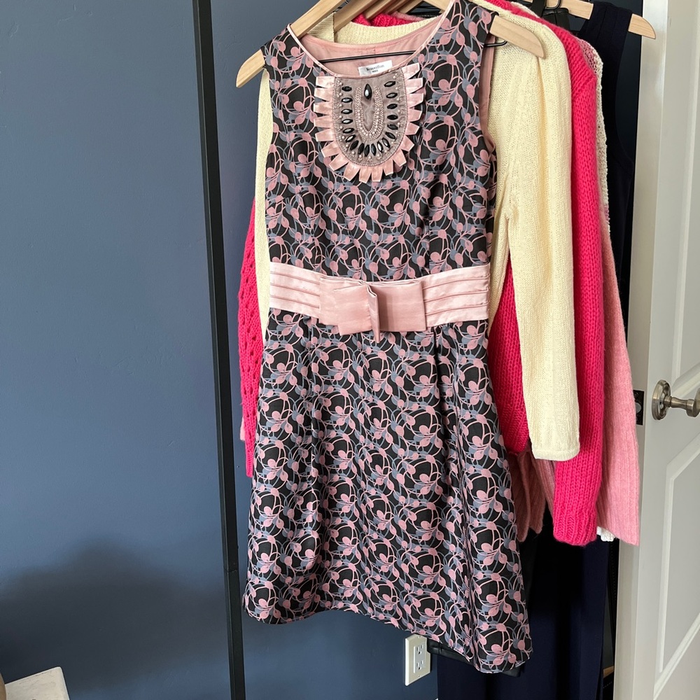 French Vintage Dress- BEAUVILLON Paris Sz 36